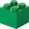 Room Copenhagen Lego Mini Box 4 Πλαστικό Παιδικό Δοχείο Φαγητού Πράσινο 4.6 x 4.6 x 4.3εκ.