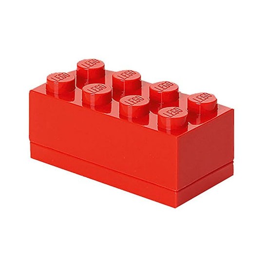 Lego Παιδικό Κουτί Αποθήκευσης από Πλαστικό Κόκκινο