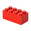 Lego Παιδικό Κουτί Αποθήκευσης από Πλαστικό Κόκκινο