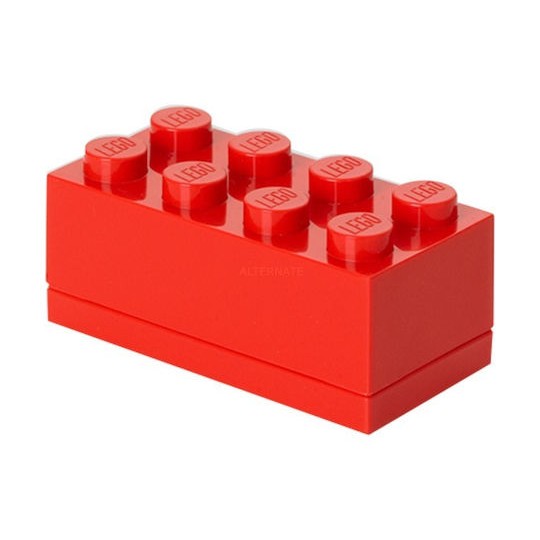 Lego Παιδικό Κουτί Αποθήκευσης από Πλαστικό Κόκκινο