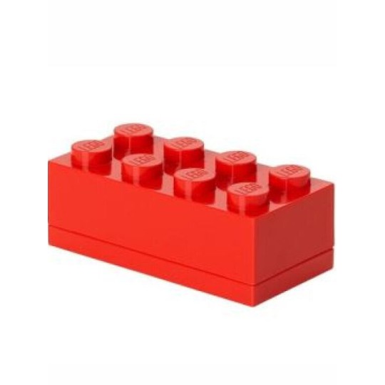 Lego Παιδικό Κουτί Αποθήκευσης από Πλαστικό Κόκκινο