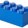 Lego Lego Mini Box 8 Πλαστικό Παιδικό Δοχείο Φαγητού Μπλε 9.2 x 4.6 x 4.3εκ.