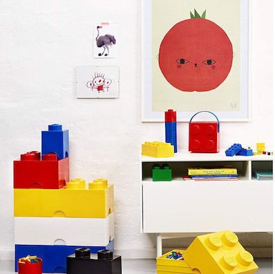 Lego Lego Mini Box 8 Πλαστικό Παιδικό Δοχείο Φαγητού Μπλε 9.2 x 4.6 x 4.3εκ.