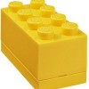 Room Copenhagen Lego Mini Box 8 Πλαστικό Παιδικό Δοχείο Φαγητού Κίτρινο 9.2 x 4.6 x 4.3εκ.