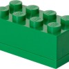 Room Copenhagen Lego Mini Box 8 Πλαστικό Παιδικό Δοχείο Φαγητού Πράσινο 9.2 x 4.6 x 4.3εκ.