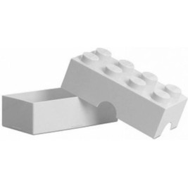 Room Copenhagen Πλαστικό Παιδικό Δοχείο Φαγητού Λευκό 20 x 10 x 7.5εκ.