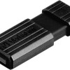 Verbatim PinStripe 16GB USB 2.0 Stick Μαύρο