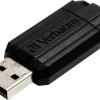 Verbatim PinStripe 32GB USB 2.0 Stick Μαύρο