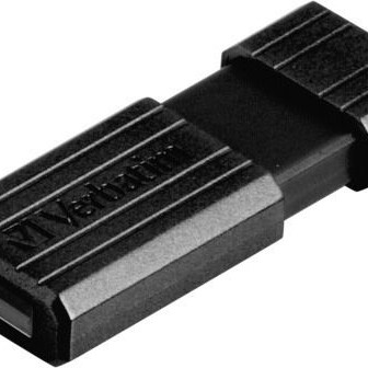 Verbatim PinStripe 32GB USB 2.0 Stick Μαύρο