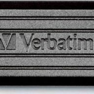 Verbatim PinStripe 32GB USB 2.0 Stick Μαύρο