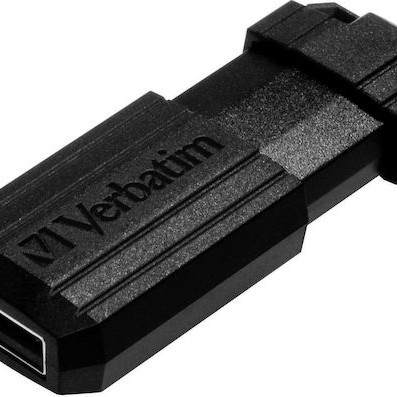 Verbatim PinStripe 32GB USB 2.0 Stick Μαύρο