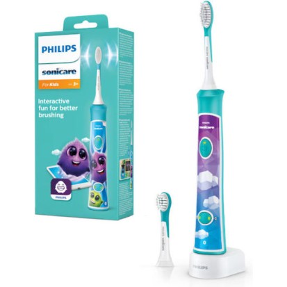 Philips Sonicare Παιδική Ηλεκτρική Οδοντόβουρτσα για 3+ Χρονών Γαλάζιο με Ανταλλακτικά