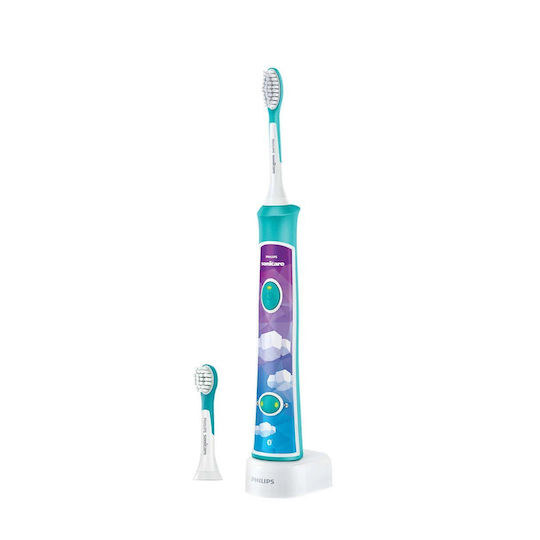 Philips Sonicare Παιδική Ηλεκτρική Οδοντόβουρτσα για 3+ Χρονών Γαλάζιο με Ανταλλακτικά