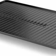 WMF Table Ribbed Lono Επιτραπέζια Ηλεκτρική Ψησταριά Αυλακωτής Πλάκας 2000W Ανοξείδωτη με Ρυθμιζόμενο Θερμοστάστη 27x41εκ.