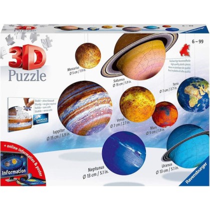 Planetary Solar System Puzzle 3D 522pcs