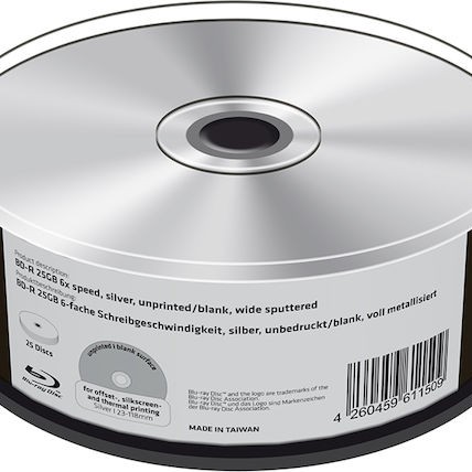 MediaRange Εγγράψιμα BD-R 6x 25GB Cake Box 25τμχ