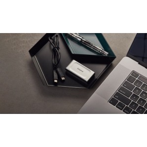 Kingston XS2000 USB-C Εξωτερικός SSD 1TB Ασημί