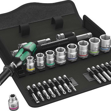 Wera 8100 SB 6 Zyklop Καστάνια με Καρυδάκια 3\8