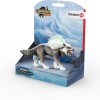 Schleich-S Παιχνίδι Μινιατούρα Snow Wolf για 7-12 Ετών