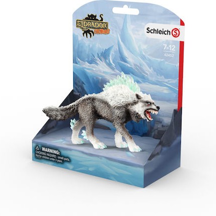 Schleich-S Παιχνίδι Μινιατούρα Snow Wolf για 7-12 Ετών