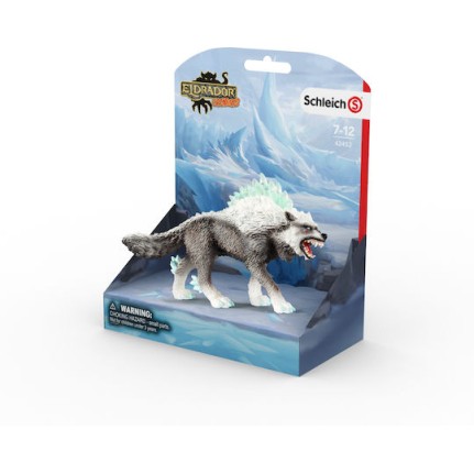 Schleich-S Παιχνίδι Μινιατούρα Snow Wolf για 7-12 Ετών