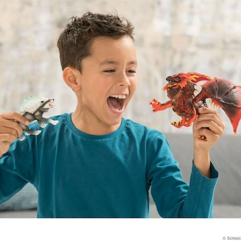 Schleich-S Παιχνίδι Μινιατούρα Snow Wolf για 7-12 Ετών