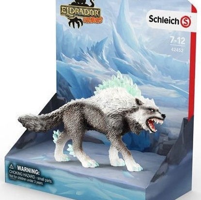 Schleich-S Παιχνίδι Μινιατούρα Snow Wolf για 7-12 Ετών