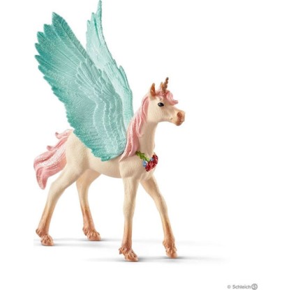 Schleich-S Παιχνίδι Μινιατούρα Bayala Decorated Unicorn Pegasus Foal