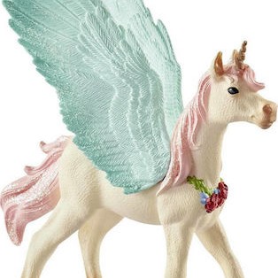 Schleich-S Παιχνίδι Μινιατούρα Bayala Decorated Unicorn Pegasus Foal