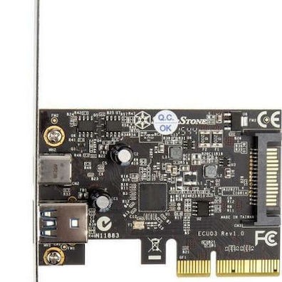 Silverstone Κάρτα PCI σε 2 θύρες Type-C / USB 3.1 ECU03