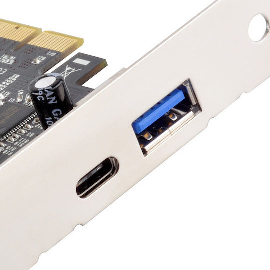 Silverstone Κάρτα PCI σε 2 θύρες Type-C / USB 3.1 ECU03