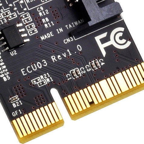 Silverstone Κάρτα PCI σε 2 θύρες Type-C / USB 3.1 ECU03