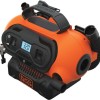 Black & Decker Τρόμπα Αυτοκινήτου ASI180 160PSI με Καλώδιο Αναπτήρα 12V (Χωρίς Μπαταρία)