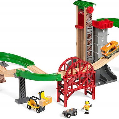 Brio Toys Lift & Load Warehouse Set