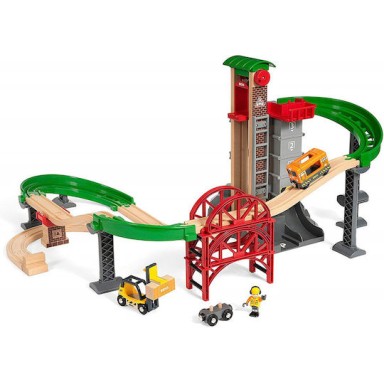 Brio Toys Lift & Load Warehouse Set