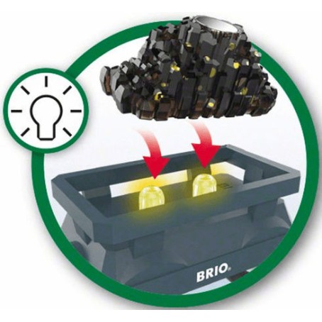 Brio Toys Light Up Τρενάκι με Φως για 3+ Ετών