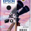 Epson 502XL Γνήσιο Μελάνι Εκτυπωτή InkJet Μαύρο (C13T02W14010)
