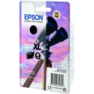 Epson 502XL Γνήσιο Μελάνι Εκτυπωτή InkJet Μαύρο (C13T02W14010)