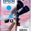 Epson 502XL Γνήσιο Μελάνι Εκτυπωτή InkJet Κυανό (C13T02W24010)