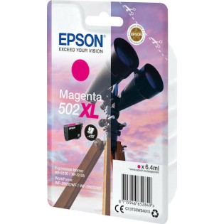 Epson 502XL Γνήσιο Μελάνι Εκτυπωτή InkJet Ματζέντα (C13T02W34010)
