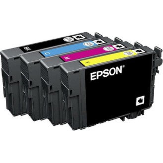 Epson 502XL Γνήσιο Πακέτο 4 Μελανιών Εκτυπωτή InkJet Κίτρινο / Κυανό / Ματζέντα / Μαύρο (C13T02W64010)