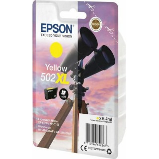Epson 502XL Γνήσιο Μελάνι Εκτυπωτή InkJet Κίτρινο (C13T02W44010)