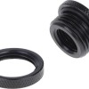 Alphacool HF Bulkhead Connector Short Version G1/4 Deep Black