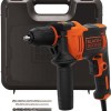 Black & Decker Κρουστικό Δράπανο 710W με 2x Τρυπάνια 6mm & 2x Τρυπάνια 8mm