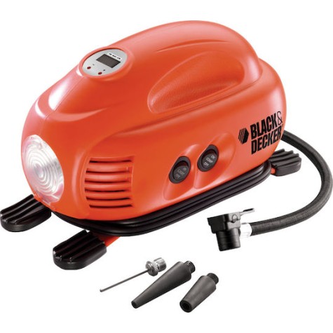 Black & Decker Τρόμπα Αυτοκινήτου 120PSI με Καλώδιο Αναπτήρα 12V