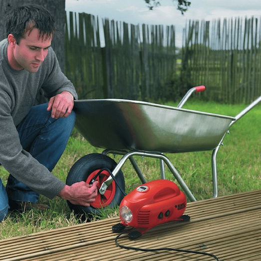 Black & Decker Τρόμπα Αυτοκινήτου 120PSI με Καλώδιο Αναπτήρα 12V