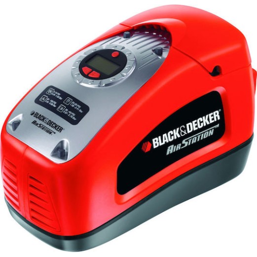 Black & Decker Τρόμπα Αυτοκινήτου 160PSI με Καλώδιο Αναπτήρα 12V