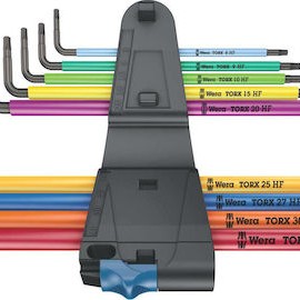 Wera Σετ 9 Κλειδιά Torx σε Σχήμα L 967/9 TX XL Multicolour HF 1