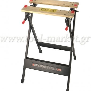 Black & Decker Workmate 301 Πάγκος Εργασίας Αντοχής 160kg 63x92x89cm WM301