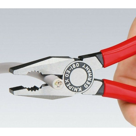 Knipex Πένσα Ίσια Ηλεκτρολόγου Μήκους 180mm